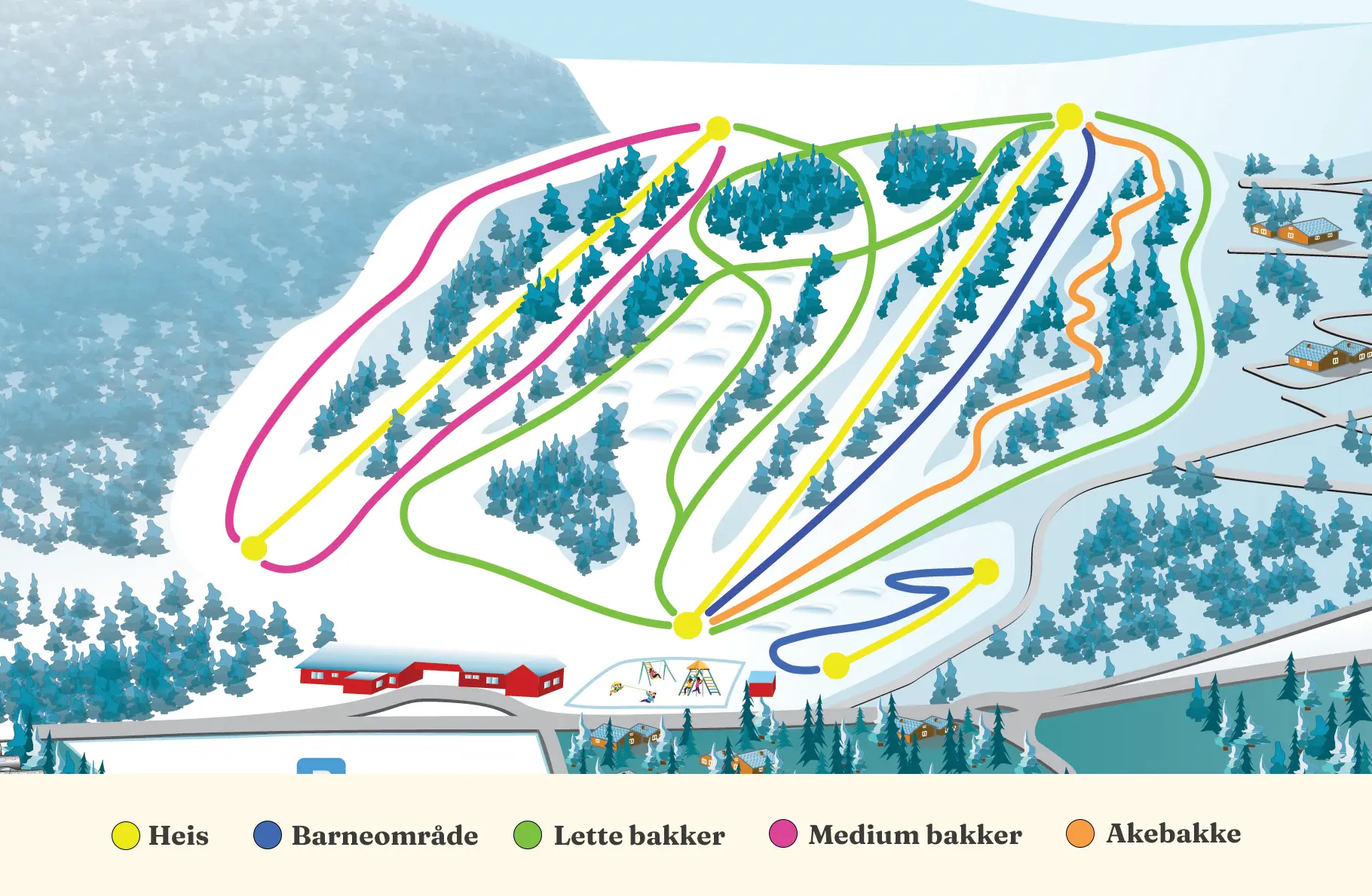 Hummelfjell Alpinsenter Kart