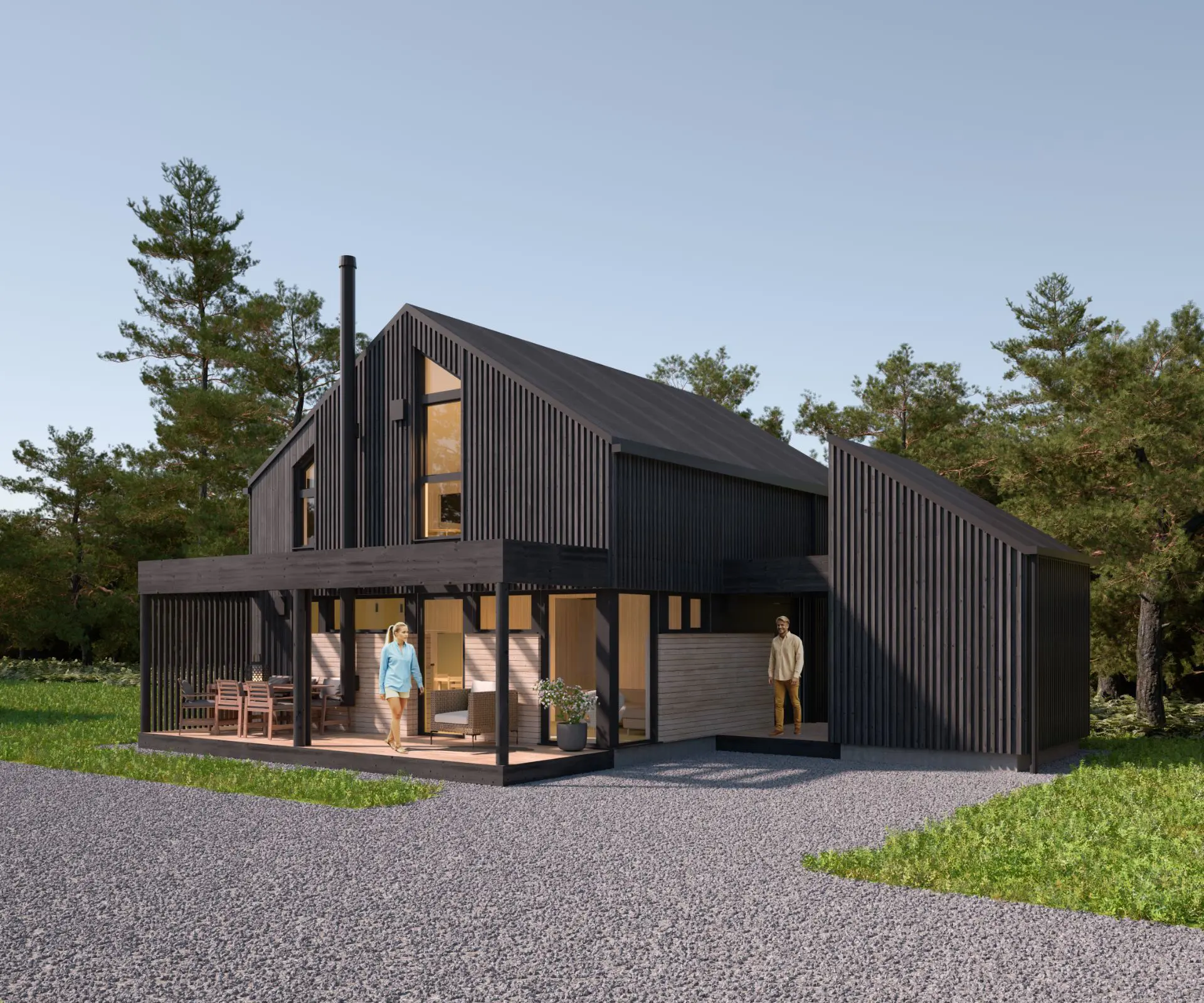 Stormoen hyttemodell